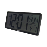 Digitálne hodiny Karlsson Table Clock Retro LCD KA6020BK, 36cm